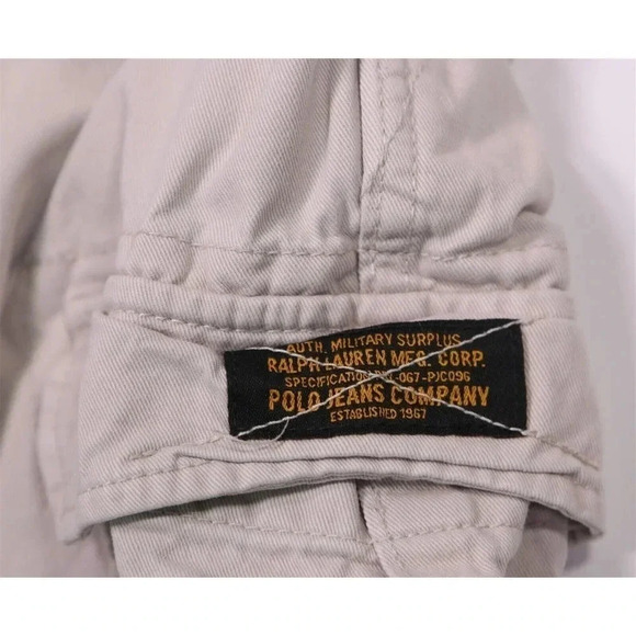 Polo Jeans Ralph Lauren Vintage Oversized Cotton Cargo Military Pants 32x25 - Picture 6 of 9